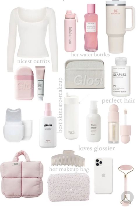 Pink Pilates Princess Starter Pack, Pink Palates Princess Aesthetic Outfits, Cute Pink Outfits Aesthetic, Closet Must Haves, Princess Aesthetic Outfits, Girly Items, Luxury Stuff, Pretty Pink Princess, Pink Lifestyle