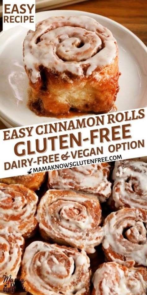 Mama Knows Gluten Free, Pillsbury Gluten Free, Easy Cinnamon Rolls, Gluten Free Cinnamon Rolls, Gluten Free Yeast Free, Cinnamon Rolls Easy, Sans Gluten Sans Lactose, Gluten Free Bakery, Gluten Free Sweet