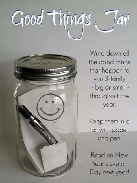 Awesome idea for New Year's tradition! Happiness Jar, Blessings Jar, 365 Jar, Gratitude Jar, Happy Jar, Memory Jar, New Years Traditions, Elizabeth Gilbert, Jar Ideas