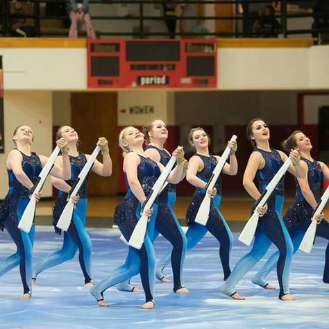 Milford Ohio Winter Guard Winterguard Aesthetic, Winter Guard Aesthetic, Winterguard Uniforms, Colorguard Aesthetic, Color Guard Tips, Guard Aesthetic, Color Guard Memes, Ohio Winter, Color Guard Uniforms