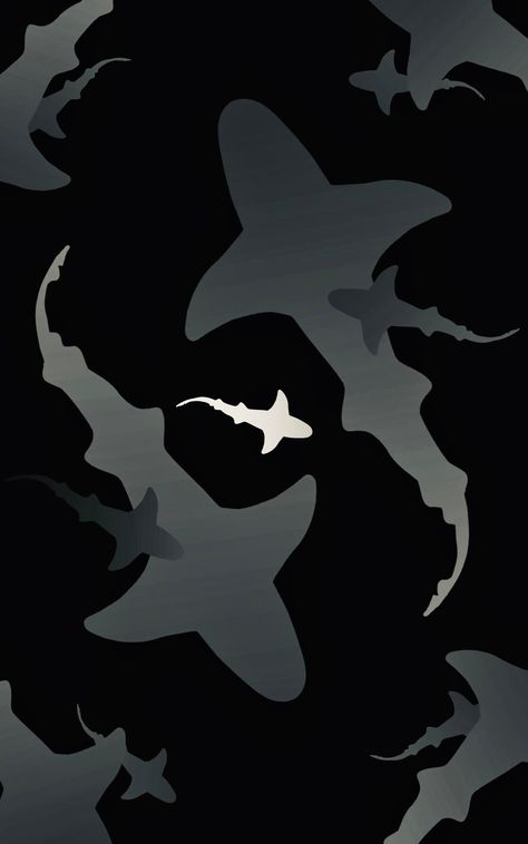 Shark Infested : r/iWallpaper Shark Phone Wallpaper, Cute Shark Wallpaper, Shark Wallpaper Iphone, Shark Background, Shark Wallpaper, Shark Pictures, Wallpaper Iphone Love, Shark Art, Cute Shark