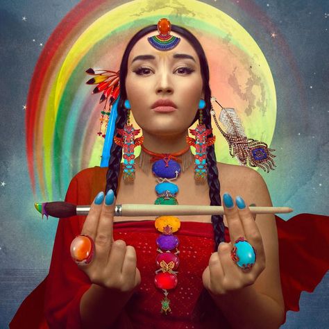 Hopi Prophecy, Hopi Tribe, Native American Legends, Indigenous Peoples Day, Rainbow Warrior, Divine Mother, Indigenous Culture, Spiritual Art, Native American Art