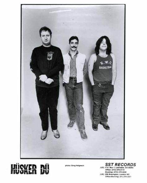 Husker Du Publicity Photos -- Flip Your Wig Husker Du Band, Trouble Boy, Musician Photos, Husker Du, Anarcho Punk, Dangerous Minds, Music Flyer, Band Art, Concert Band