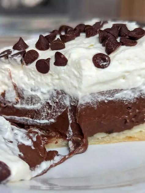 Evaporated Milk Chocolate Cream Pie - Cookie Madness