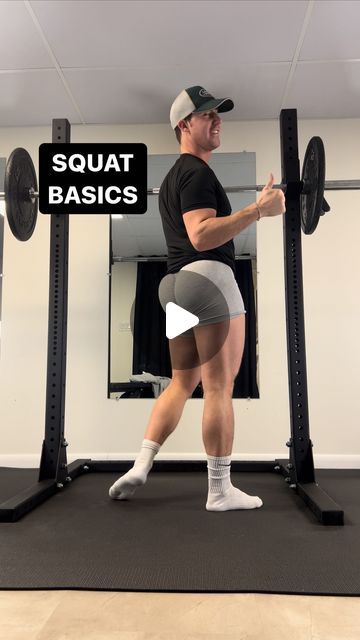 Tim on Instagram: "SQUAT BASICS👇  narrow- feet closer than shoulder width. Hits more of your quads (front legs)  regular- feet shoulder width. Trains full leg and glutes   wide (sumo) - feet wide. Focus on inner thigh and glutes   should I do more beginner videos?  #gym #motivation #fitness #glutes #squats #explore #instagood #trending #reels" Narrow Squat, Inner Thigh, Gym, Train, Instagram