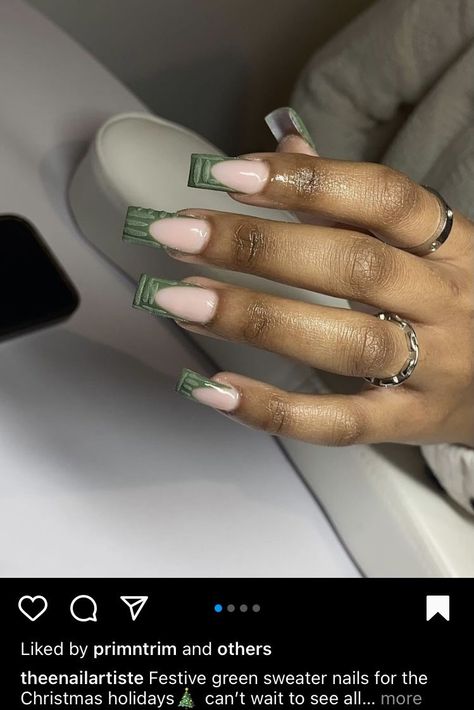 Olive Nails Acrylic, Olive Green Nails Designs, Olive Green Nails, Cute Tips, Short Nail Inspo, Olive Nails, Nail Tek, Nail Aesthetic, Green Nail Designs