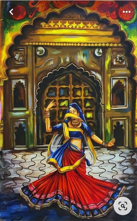 Rajasthani Art Paintings Canvases, Rajasthani Art Design, Adiyogi Shiva, Camels Art, Rajasthani Painting, Indian Traditional Paintings, Ganesh Art Paintings, Portfolio Theme, Composition Painting