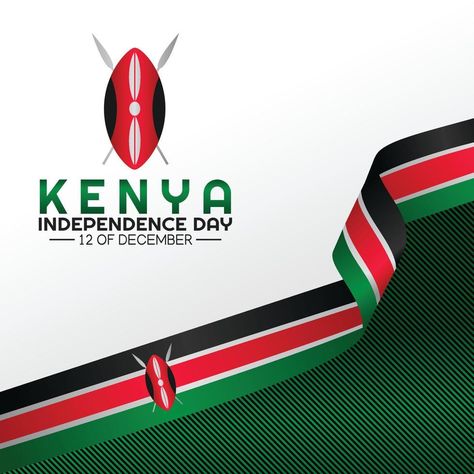 Kenya Independence Day Vector Design Illustration. Kenya Independence Day, Flag Logo Design, Kenya Flag, Flag Logo, Vector Design, Design Illustration, Kenya, Independence Day, Vector Art