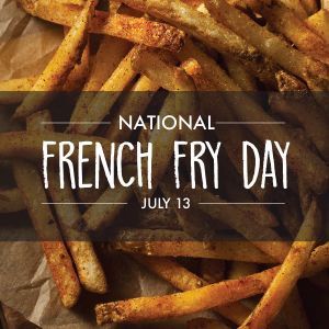 national french fries Design Templates - MustHaveMenus ( 15 found ) Instagram Post Edit, French Fries Day, French Fries Design, National French Fry Day, Fry Day, Free Social Media Templates, Food Holidays, National Days, French Fry