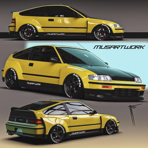 Honda Crx Modified, Civic Wonder, Honda Hatchback, I Am Speed, Honda Civic Vtec, Honda Custom, Civic Car, Jdm Honda, Honda Crx