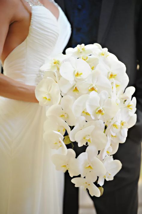 Faux Orchid Bouquet, Bridal Bouquet Orchids, Orchid Centerpieces Wedding, Bouquet Orchid, White Orchid Bouquet, Orchid Bridal Bouquets, Orchid Bouquet Wedding, Cymbidium Orchid, Orchid Centerpieces