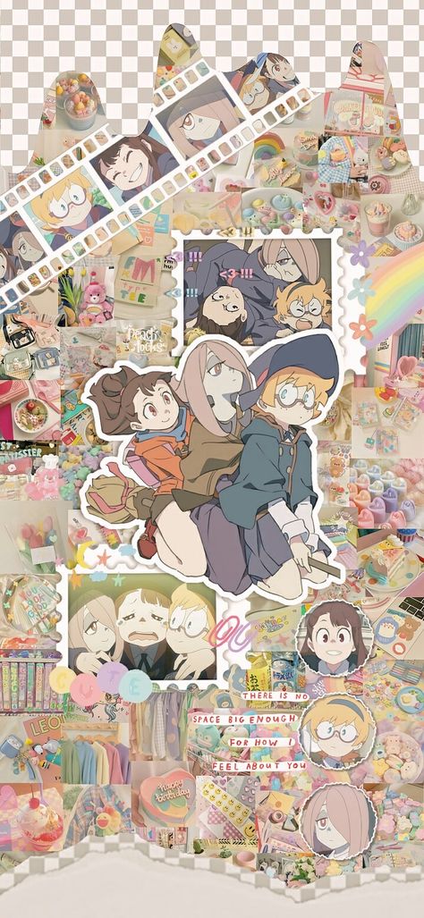 Aesthetic Lovers Wallpaper, Little Witch Academia Wallpaper, Sucy Little Witch Academia, Witch Academia Aesthetic, Akko Little Witch Academia, Club Penguin Funny, Little Witch Academia Akko, Diy Nature Decor, Academia Aesthetic Wallpaper