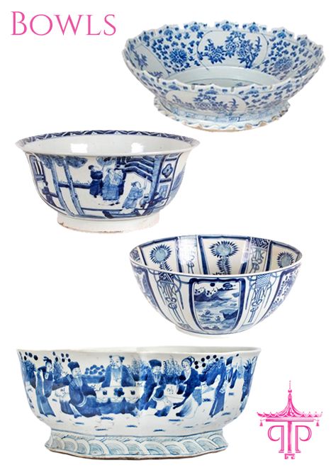 Chinoiserie Chic: #9 - The Top Ten Chinoiserie Trends for 2014 Blue Crockery, Chinoiserie Porcelain, Red Chinoiserie, Glamorous Decor, White Room Decor, Blue White Decor, China Dishes, Chinoiserie Chic, Hamptons Style