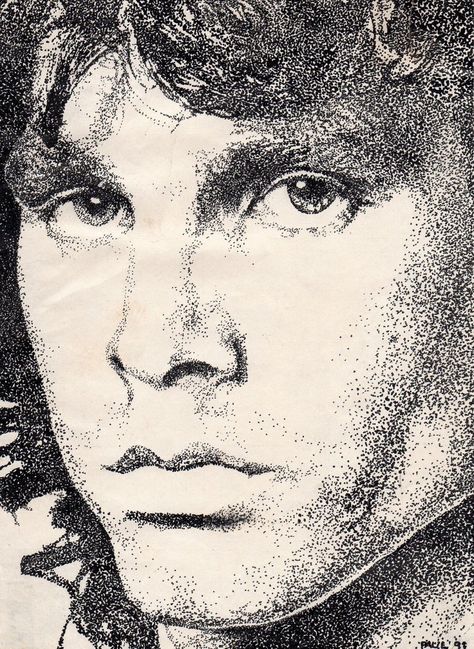 The Doors Jim Morrison, Stippling Art, Line Art Tattoos, Jim Morrison, A Level Art, Realistic Art, Hippie Art, Dreamy Art, Fan Club