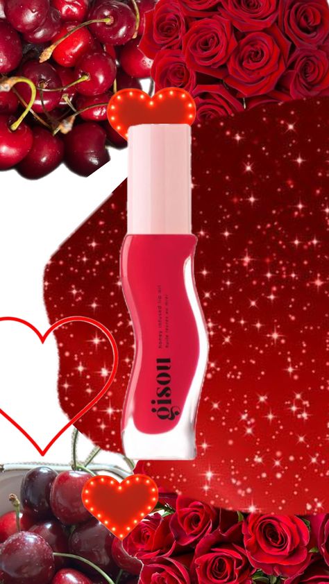 #red #cherry #cute #preppy #gisou #lipoil #trendy #new Cherry On The Cake, Pookie Wookie, Xmas List, Red Cherry, Autumn 2024, Lip Oil, Christmas Wishlist, Sephora, Cherry