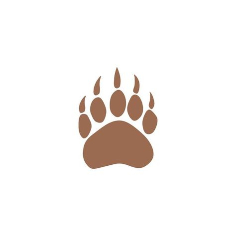 Grizzly Bear Outline Tattoo, Small Bear Paw Tattoo, Mini Bear Tattoo, Bear Print Tattoo, Bear Paw Print Tattoo, Bear Paw Drawing, Bear Outline Tattoo, Bear Paw Tattoo, Jake Tattoo