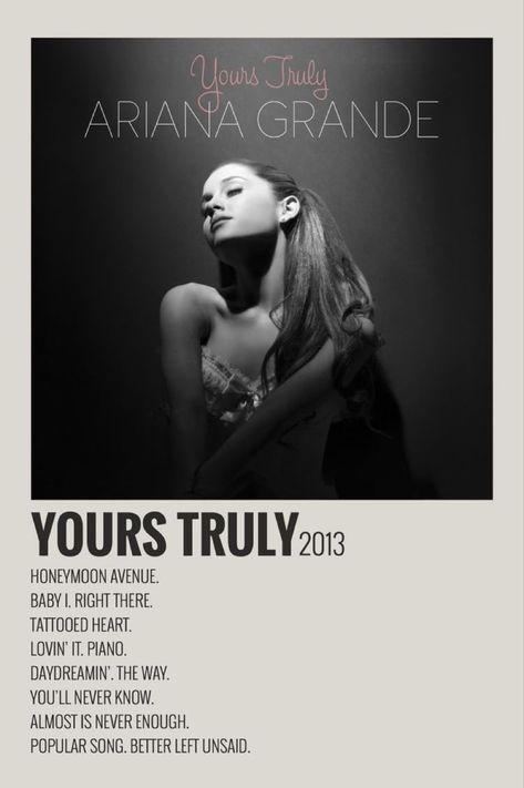 Ariana Grande Honeymoon Avenue, Ariana Grande Album Cover, Ariana Grande Poster, Minimalist Music, Ariana Grande Album, Ariana Grande Songs, Music Poster Ideas, Vintage Music Posters, Film Posters Minimalist