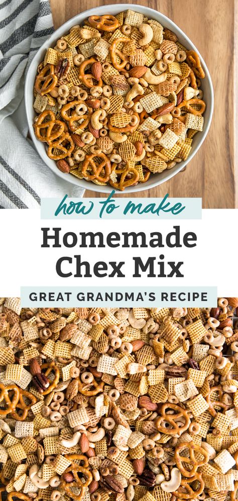 Oven Baked Chex Mix Recipe, Chex Mix Worcestershire Sauce, Cereal Chex Mix Recipe, Chex Mix With Nuts Recipes, Cereal And Pretzel Snack Mixes, Homemade Chex Mix Recipe Worcestershire Sauce, Oven Chex Mix Recipes Baking, Vintage Chex Mix Recipe, Chex Mix Recipes Original Holidays