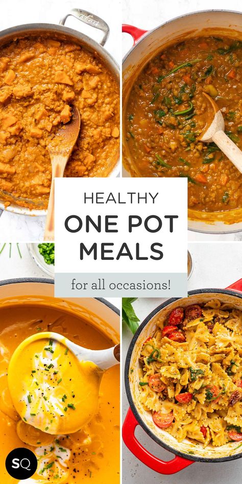 Quinoa One Pot Meals, Healthy One Pot Meals Vegetarian, One Pot Healthy Meals, Quinoa Recipes Dinner, Slow Cooker Vegetarian Chili, Healthy One Pot Meals, Best Healthy Dinner Recipes, Gluten Free Plant Based, Simply Quinoa