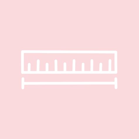 Pink Measure Icon, Light Pink App Icons, Iphone Wallpaper App, Pink Iphone, Wallpaper App, App Icon Design, Iphone Apps, Pink Aesthetic, App Icon