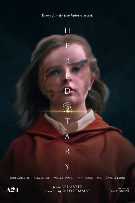 Hereditary Poster, A24 Poster, Alt Posters, Gabriel Byrne, Cinema Art, Psychological Horror, Alternative Movie Posters, Graphic Design Poster, Horror Films