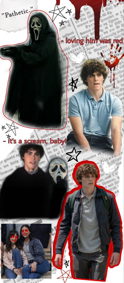 Ethan Landry Wallpaper Scream, Jack Champion Wallpaper Scream, Ethan Landry Aesthetic Wallpaper, Ethan Ghost Face, Scream 6 Ethan Landry, Scream Wallpapers Iphone Aesthetic, Ethan Landry Scream 6 Wallpaper, Ethan Wallpapers, Ethan From Scream