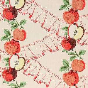 1930s Wallpaper Patterns, Red Wallpaper Laptop, 1940s Wallpaper, Flock Wallpaper, Mid Century Wallpaper, Grandma's Garden, Antique Wallpaper, Wallpaper Stores, Cute Laptop Wallpaper