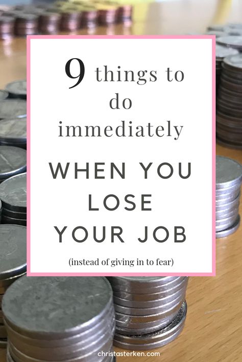 What if, seriously, what if the best is just around the corner? A much better job? Let’s work hard to anticipate the good instead of assuming the worst- 9 things to do immediately when you lose your job (instead of giving in to fear) #lostmyjob #jobloss #makingendsmeet #job #fightingfear #survivingjobloss #whattodowhenyouloseajob Quotes About Losing Your Job, I Lost My Job Now What, Losing Job Quotes Inspiration, Things To Do When Unemployed, Lay Off Job Quotes, Lost Job Quotes, Job Loss Encouragement, Lost Job Quotes Inspiration, Being Fired From Job Quotes