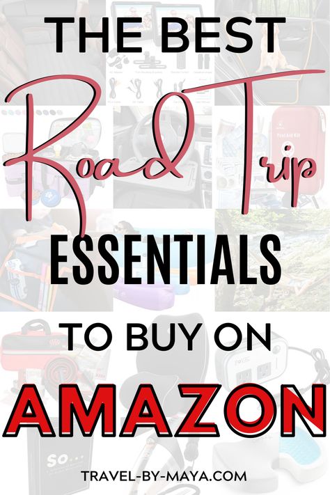 Road Trip In Car, Road Trip Essentials Dollar Tree, Family Vacation Essentials, Roadtrip Packing Hacks, Kid Road Trip Ideas, Must Have Road Trip Items, Travel Packing Ideas Road Trips, Long Trip Essentials, Road Trip To Disneyland