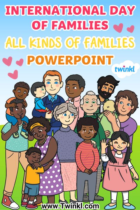 All Kinds Of Families PowerPoint Diversity Lessons For Elementary, Diversity Inclusion Activity, Different Types Of Families, Celebrating Diversity In The Classroom, Informative Presentation, Types Of Families, Diversity Equality Inclusion, International Day Of Families, Justice Equity Diversity Inclusion