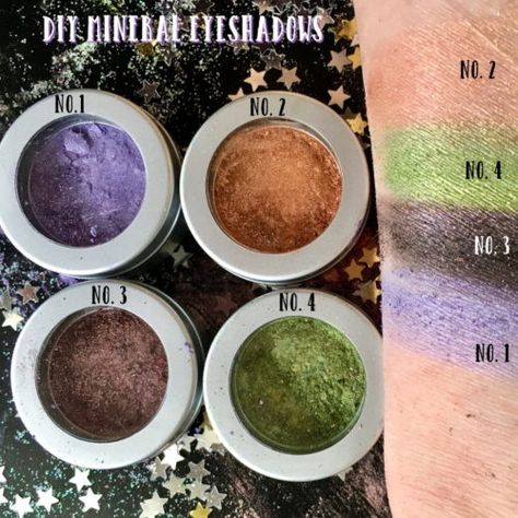 Diy Eye Shadow, Diy Eyeshadow Recipe, Diy Eye Shadow Recipe, Make Eyeshadow More Pigmented, How To Make Cream Eyeshadow From Powder, Eyeshadow Recipe, Diy Mineral Makeup, Mica Powder Eyeshadow Diy, Diy Eyeshadow