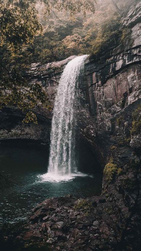 Iphone Wallpaper Waterfall, New Nature Wallpaper, Waterfall Wallpaper, Waterfall Pictures, Nature Iphone Wallpaper, Water Nature, Most Beautiful Wallpaper, Waterfall Photography, Body Of Water