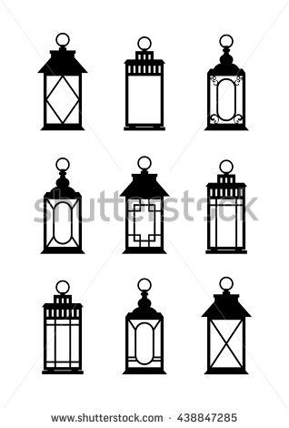 Lantern Drawing Ideas, Lantern Silhouette, Gas Lamps, Winter Art Lesson, Lantern Wedding, Paper Lanterns Diy, Lantern Craft, 3rd Grade Art, Ramadan Crafts