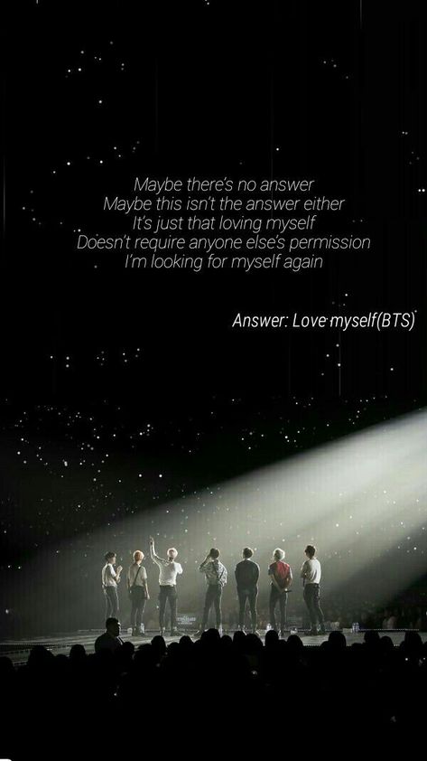 Bts Lyrics Quotes Love Myself, Answer Love Myself Wallpaper, Answer Love Myself Lyrics, Rm Quotes Wallpaper, Bts Love Yourself Quotes, Love Myself Wallpaper, Bts Love Yourself Wallpaper, Love Myself Quote, Lyrics Quotes Love