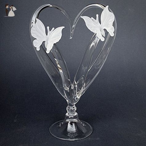 Butterfly Wedding Cake Topper of Hand Blown Glass Butterflies - Cake and cupcake toppers (*Amazon Partner-Link) Taper Candles Wedding, Crystal Cake Topper, Butterfly Wedding Cake, Butterfly Wedding Theme, Butterfly Cake Topper, Wedding Cake Tops, Crystal Cake, Small Wedding Cakes, Glass Wedding