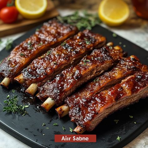 Air Fryer Ribs - Simply Recipes - Fewer Worries, More Delight Air Fryer Sticky Ribs, Air Fryer Barbecue Ribs, Quick Rib Recipes, Bbq Ribs In Air Fryer, Air Fry Ribs, Spare Ribs Air Fryer, Air Fryer Ribs Recipe, Ribs Recipe Air Fryer, Air Fryer Beef Ribs