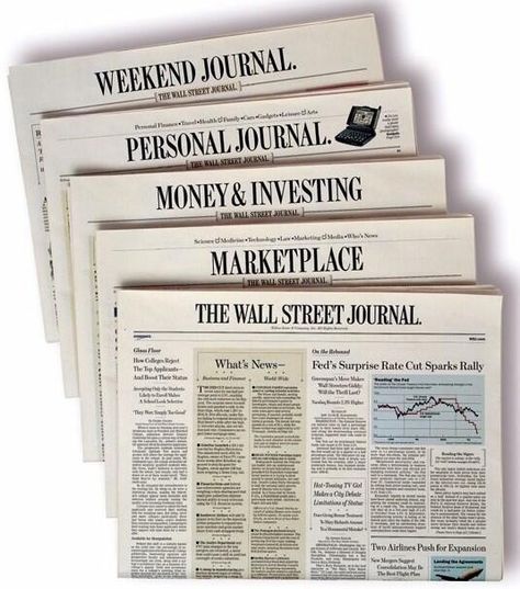 What is the future of newspaper? In US many newspapers are for sale and the Wall Street Journal is completing a spinoff. http://online.wsj.com/article/SB10001424127887323300004578559561956424342.html?KEYWORDS=Deals+test+appetite Wall Street Journal Newspaper, Whelping Box, The Wall Street Journal, Stock Exchange, Journal Entries, Investing Money, Personalized Journal, Wall Street Journal, Reading Skills