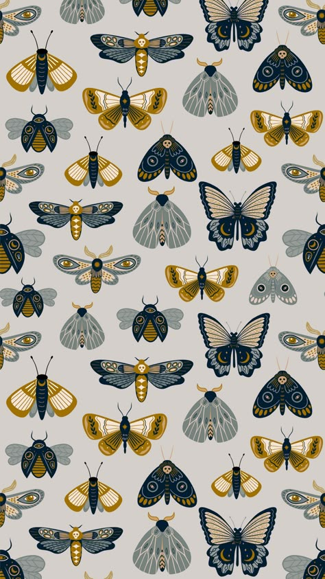 Butterfly Phone Wallpaper, Phone Wallpaper Template, Moth Wallpaper, Wallpaper Template, Moth Butterfly, Halloween Wallpaper Cute, Phone Background Patterns, Computer Wallpaper Desktop Wallpapers, Witchy Wallpaper