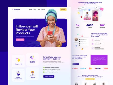 Creative Website Design Inspiration Landing Pages, Creative Website Design Inspiration, Ui Website, Creative Website Design, Restaurant Website, Professional Web Design, Website Optimization, Ux Designer, Website Template Design