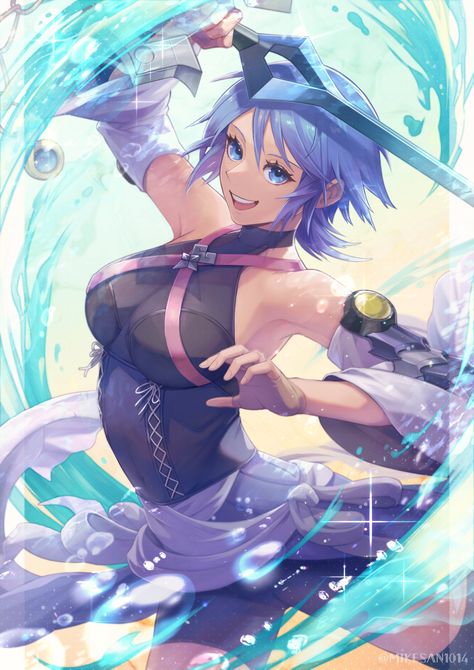 Safebooru Kingdom Hearts Aqua Fanart, Kingdom Hearts Aqua, Aqua Kingdom Hearts, Kilala Princess, Birth By Sleep, Kingdom Hearts Wallpaper, Idea To Draw, Kingdom Hearts 2, Kingdom Hearts Fanart