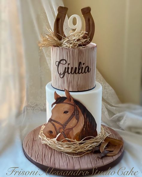 Western Theme Cakes, Western Birthday Cakes, Horse Cakes, Cowboy Birthday Cakes, Country Birthday Party, Barnyard Cake, Horse Birthday Cake, Cake Designs For Girl, Cowboy Cakes