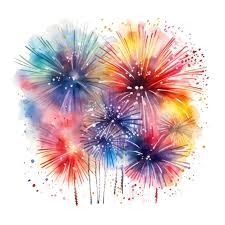 Premium Vector | Colorful fireworks on a white background watercolor  painting vector illustration Firework Watercolor, Fireworks Watercolor, Watercolor Fireworks, Background Watercolor Painting, Fireworks Clipart, Firework Painting, New Year Card Design, Red Superhero, Colorful Fireworks