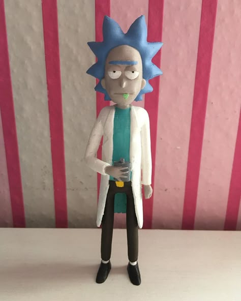 Rick And Morty Clay Art, 3d Art Clay, Clay Rick And Morty, Rick E Morty, Clay Characters, Easy Clay Sculptures, Medical Engineering, Rick And Morty Poster, Art Journal Prompts