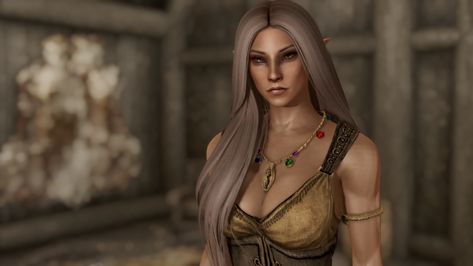 High Poly Female High Elf Preset for Racemenu at Skyrim Special Edition Nexus - Mods and Community Skyrim High Elf, Skyrim Elf, Skyrim Mods Female, Icewind Dale, Elder Scrolls Games, Skyrim Special Edition Mods, Skyrim Mods, High Elf, Knight Art