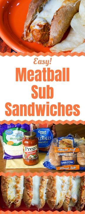 Meatball Subs Easy, Cheesy Meatball Subs, Easy Meatball Subs, Baked Meatball Subs, Italian Meatball Subs, Meatball Sandwich Recipes, Meatball Sub Sandwiches, Meatball Sub Recipe, Oven Baked Meatballs