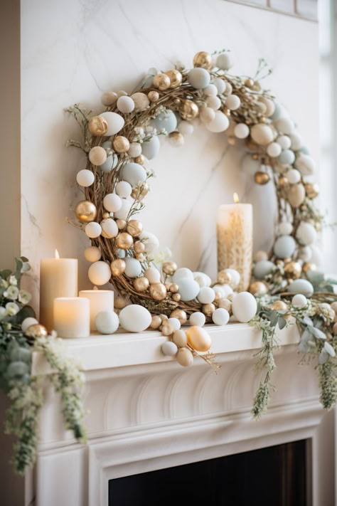 Neutral Easter Decor: 30+ Easy, Stylish, and Creative Ideas Elegant Easter Decor, Classy Easter Decor, Easter Brunch Table Setting, Neutral Easter Decor, Simple Easter Decor, Modern Easter Decor, Easter Brunch Table, Trendy Easter, Modern Easter