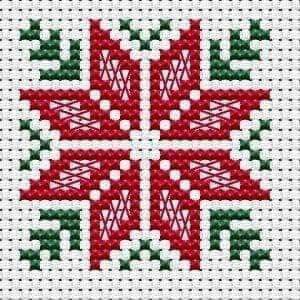 Christmas Cross Stitch Borders, Poinsettia Cross Stitch, Cross Stitch Designs Flowers, Free Christmas Cross Stitch Patterns, Cross Stitch Designs Free, Christmas Cross Stitch Patterns Free, Christmas Tree Cross Stitch, Cross Stitch Christmas Cards, Flower Cross Stitch Pattern