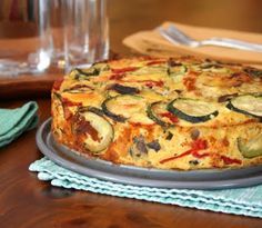 Summer Vegetable, Quiche Recipes, Meatless Meals, Veggie Dishes, Vegetable Dishes, Vegetarian Dishes, Veggie Recipes, Brunch Recipes, Vegetable Recipes