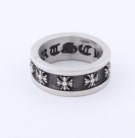 PLEASE READ !! This ring is completely designed by myself!! - 316L stainless steel - no rust tarnish or allergies -safe for every skin does not get green!! Streetwear Rings, Emo Rings, Emo Gifts, Emo Jewelry, Chrome Hearts Ring, Gothic Streetwear, Rings Ideas, Emo Outfits, Geometric Ring