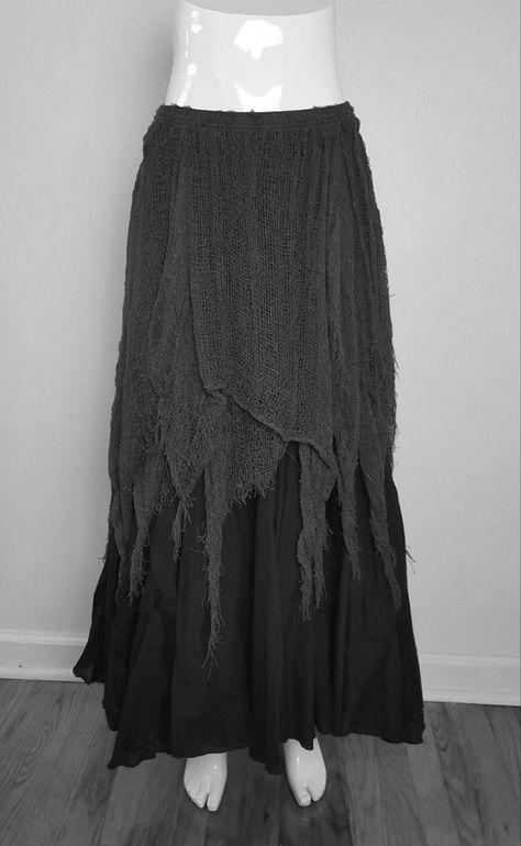 Pixie Skirt, Strega Fashion, Over Skirt, Larp Costume, Smaller Waist, Gothic Clothes, Waist Measurement, Womens Skirts, Upcycle Clothes